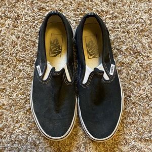 black slip on vans
